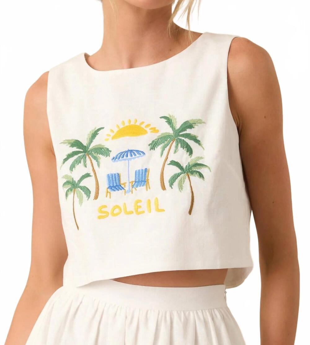 NEW PROSPERINA aruba top in sundrenched